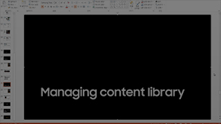 Managing Contents Library